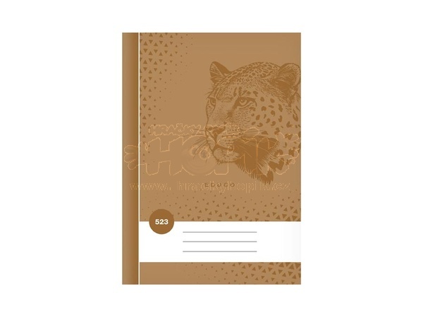 Sešit 523 BASE MFP Hnědý Leopard