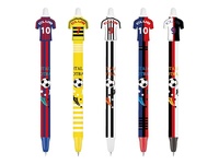 Kuličkové pero gumovací Kit Fotbal, 0,5, modré