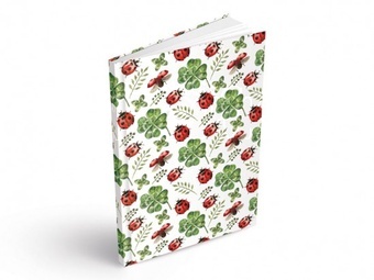 MFP Záznamová kniha linkovaná sešit tvrdé desky Čtyřlístek A5