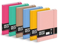 +Blok s gumkou A6 linka, 100 listů, mix2