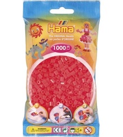 Hama® Zažehlovací korálky MIDI neonové červené 1000ks H207-35