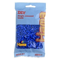 Hama® Zažehlovací korálky MIDI modré 1000ks H207-08