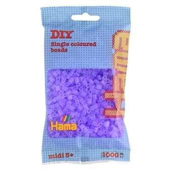 Hama® Zažehlovací korálky MIDI průhledné fialové 1000ks H207-74