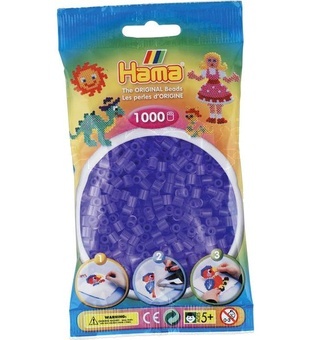 Hama® Zažehlovací korálky MIDI průhledné fialové 1000ks H207-74
