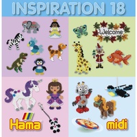 Hama Zažehlovací korálky Inspirativní knížka MIDI 18
