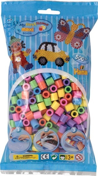 Hama® Zažehlovací korálky Maxi mix barev 500ks H8471