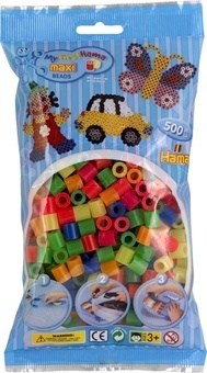 Hama® Zažehlovací korálky Maxi mix neonových barev 500ks H8472