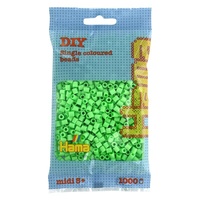 Hama® Zažehlovací korálky MIDI pastelové zelené 1000ks H207-47