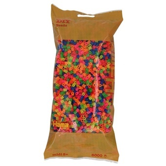 Hama® Zažehlovací korálky MIDI neonové mix barev 6000ks H205-51