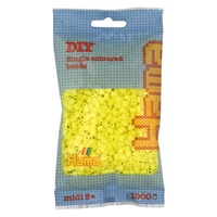 Hama® Pastelově žluté korálky - 1000ks MIDI