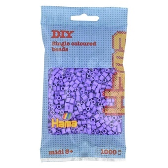 Hama® Zažehlovací korálky MIDI pastelové fialové 1000ks H207-45