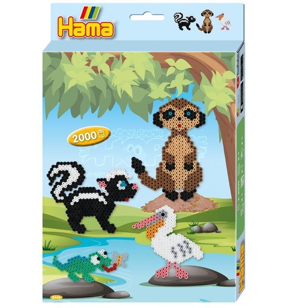 Hama® Dárkový box MIDI Zvířátka 2000ks