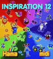 Hama Zažehlovací korálky Inspirativní knížka MIDI 12