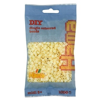 Hama® Zažehlovací korálky MIDI krémové 1000ks H207-02