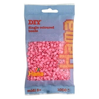 Hama® Zažehlovací korálky MIDI růžové 1000ks H207-06