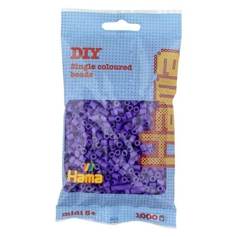 Hama® Zažehlovací korálky MIDI fialové 1000ks H207-07