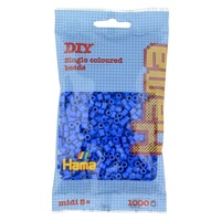 Hama® Zažehlovací korálky MIDI světle modré 1000ks H207-09