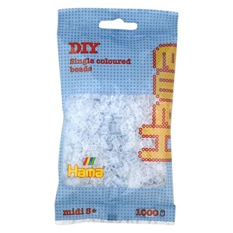 Hama® Zažehlovací korálky MIDI čiré 1000ks H207-19