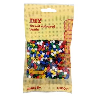 Hama® Zažehlovací korálky MIDI mix barev 1000ks H207-66