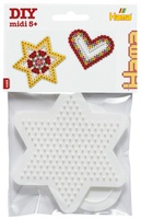 Hama® Podložky MIDI Hvězda Srdce H4452