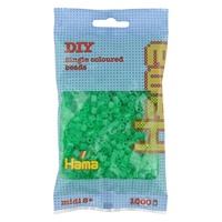 Hama® Zažehlovací korálky MIDI průhledné zelené 1000ks H207-16