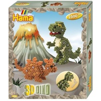 Hama® Zažehlovací korálky Midi Dárková sada Dinosauři 3 D 2500 korálků