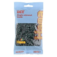 Hama® Zažehlovací korálky MIDI tmavě zelené 1000ks H207-28