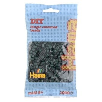 Hama® Zažehlovací korálky MIDI tmavě zelené 1000ks H207-28
