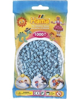 Hama® Zažehlovací korálky MIDI tyrkysové modré 1000ks H207-31