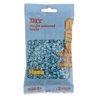 Hama® Zažehlovací korálky MIDI tyrkysové modré 1000ks H207-31