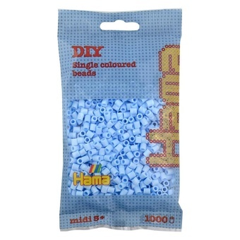 Hama® Zažehlovací korálky MIDI světle modré 1000ks H207-97