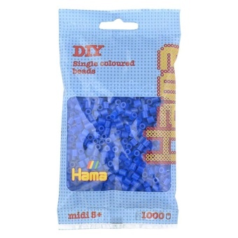 Hama® Zažehlovací korálky MIDI neonové modré 1000ks H207-36