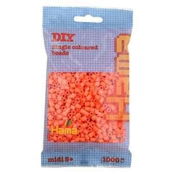 Hama® Zažehlovací korálky MIDI světle oranžové 1000ks H207-79