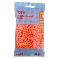 Hama® Zažehlovací korálky MIDI světle oranžové 1000ks H207-79