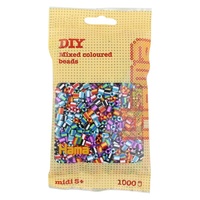 Hama® Zažehlovací korálky MIDI duhové mix barev 1000ks H207-90