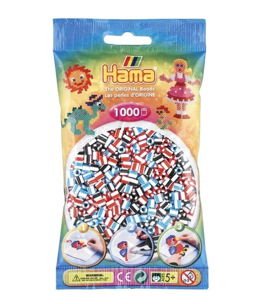 Hama® Zažehlovací korálky MIDI duhové mix barev 1000ks H207-91