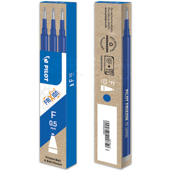 Náplň do pera Pilot FriXion 0,5mm 3 ks - modrá