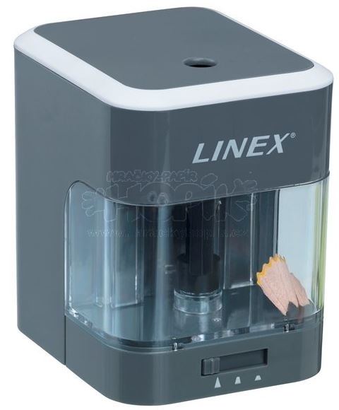 Stolní ořezávátko Linex na baterie šedé střední 4796