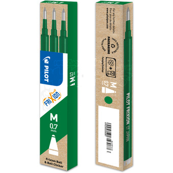 Náplň do pera Pilot Frixion 0,7mm 3 ks zelená