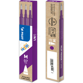 Náplň do pera Pilot FriXion 0,7mm 3 ks - fialová