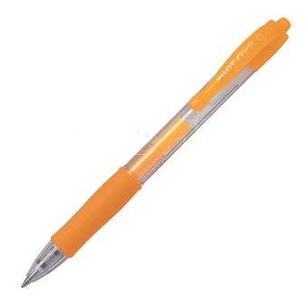 Pilot Gelový Roller G-2 0,7mm oranžový