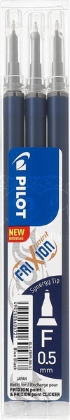 Pilot Náplň do pera Pilot FriXion Point 0,5mm modročerná 3ks