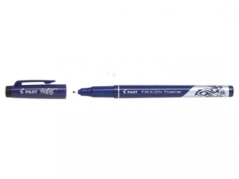 Pilot FriXion Fineliner L 1,3mm černý jednorázový
