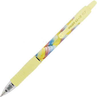 Gel.roller G-2 Flow 0,7mm žlutá (černá náplň) BLS-G2-7