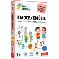 Malý objevitel Emoce vzdělávací společenská hra v krabici 19x29x4cm