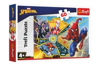 Puzzle Spiderman - Na pavučině 33x22cm 60 dílků v krabici 21x14x4cm