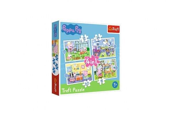 Trefl Puzzle 4 v 1 Peppa Pig