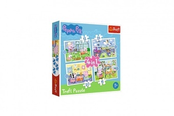 Trefl Puzzle 4 v 1 Peppa Pig