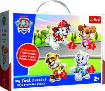Puzzle Baby Classic Milovaní psi Tlapková patrola/Paw Patrol 14ks v krabici 27x19x6cm