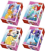 Minipuzzle Princess/Disney 54dílků různé druhy